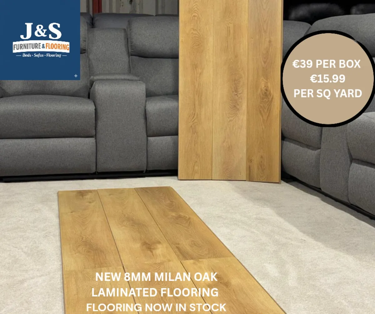 Brand New 8MM Laminated Flooring - Image 2