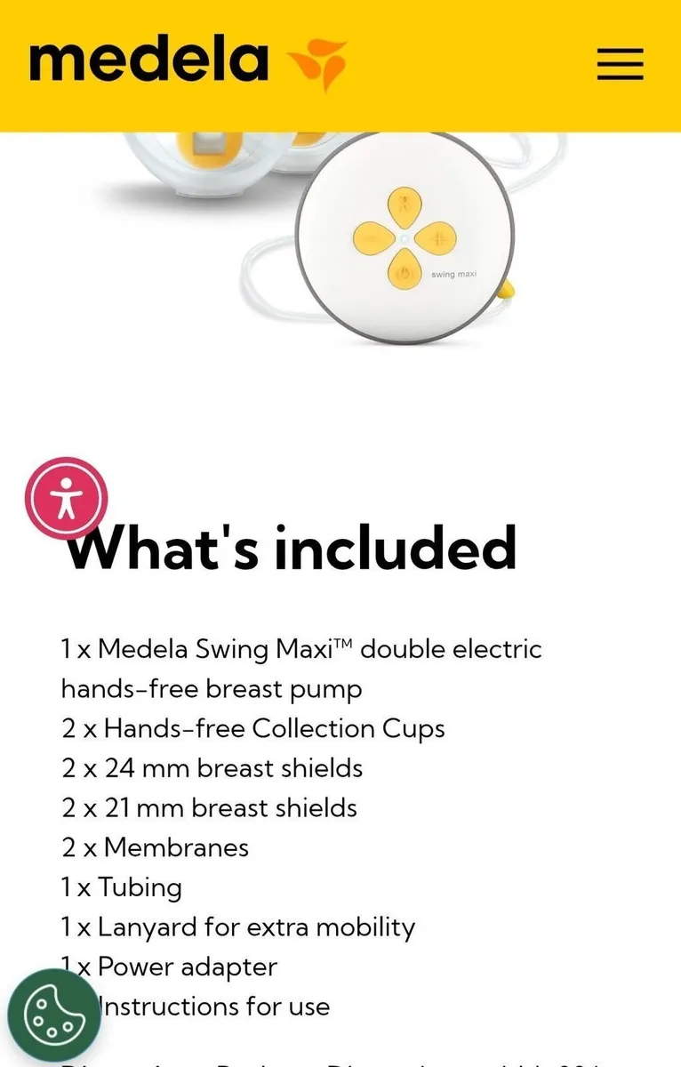 Medela swing maxi double electric Breast pump- - Image 2