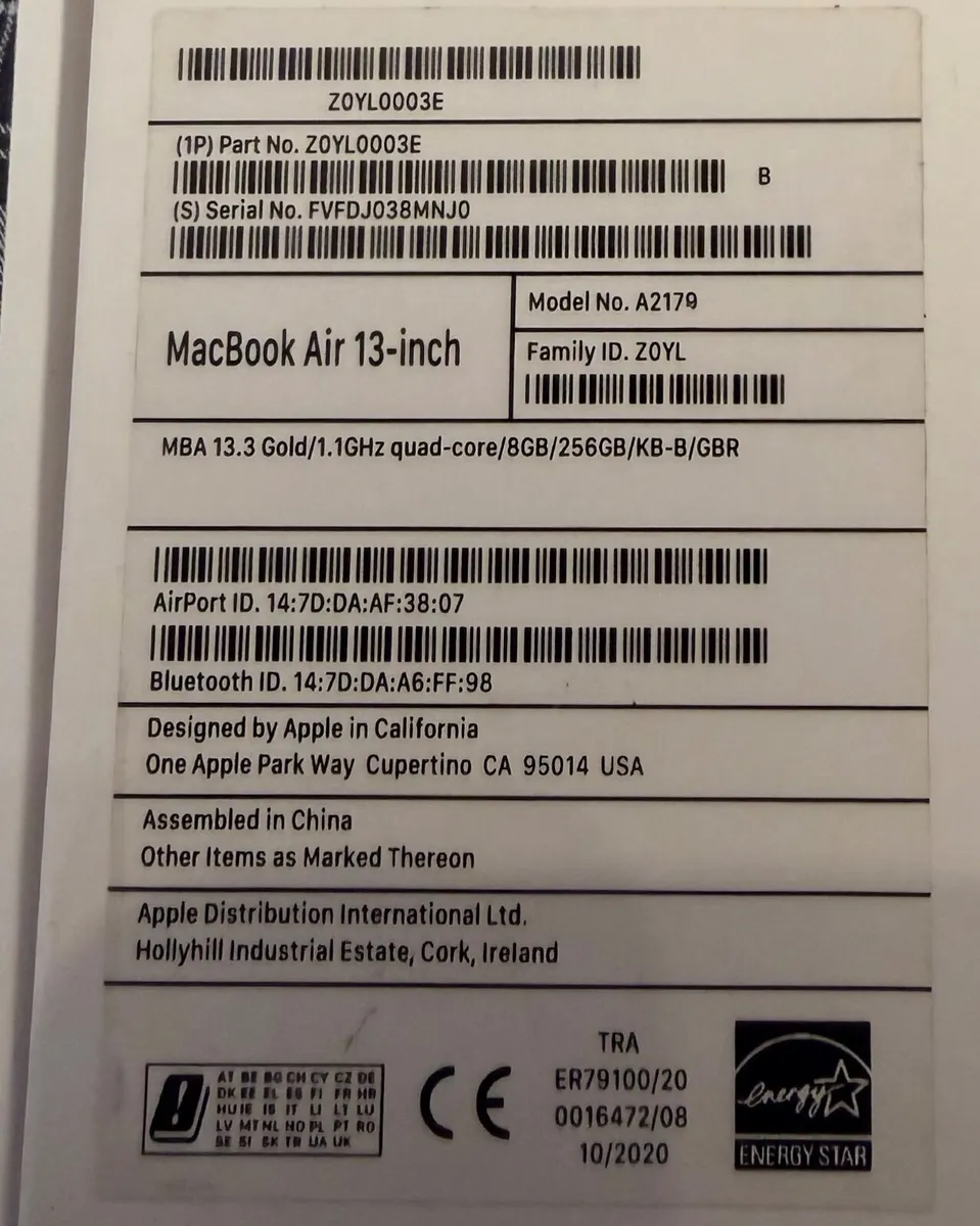 MacBook Air gold - Image 1