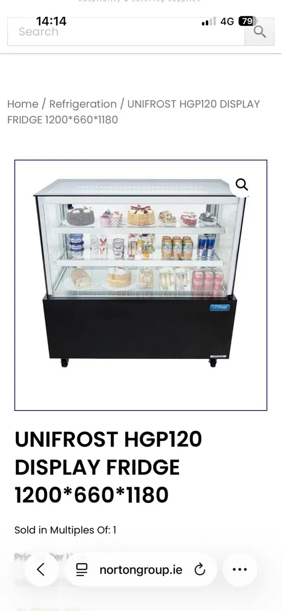 Display dessert fridge - Image 2
