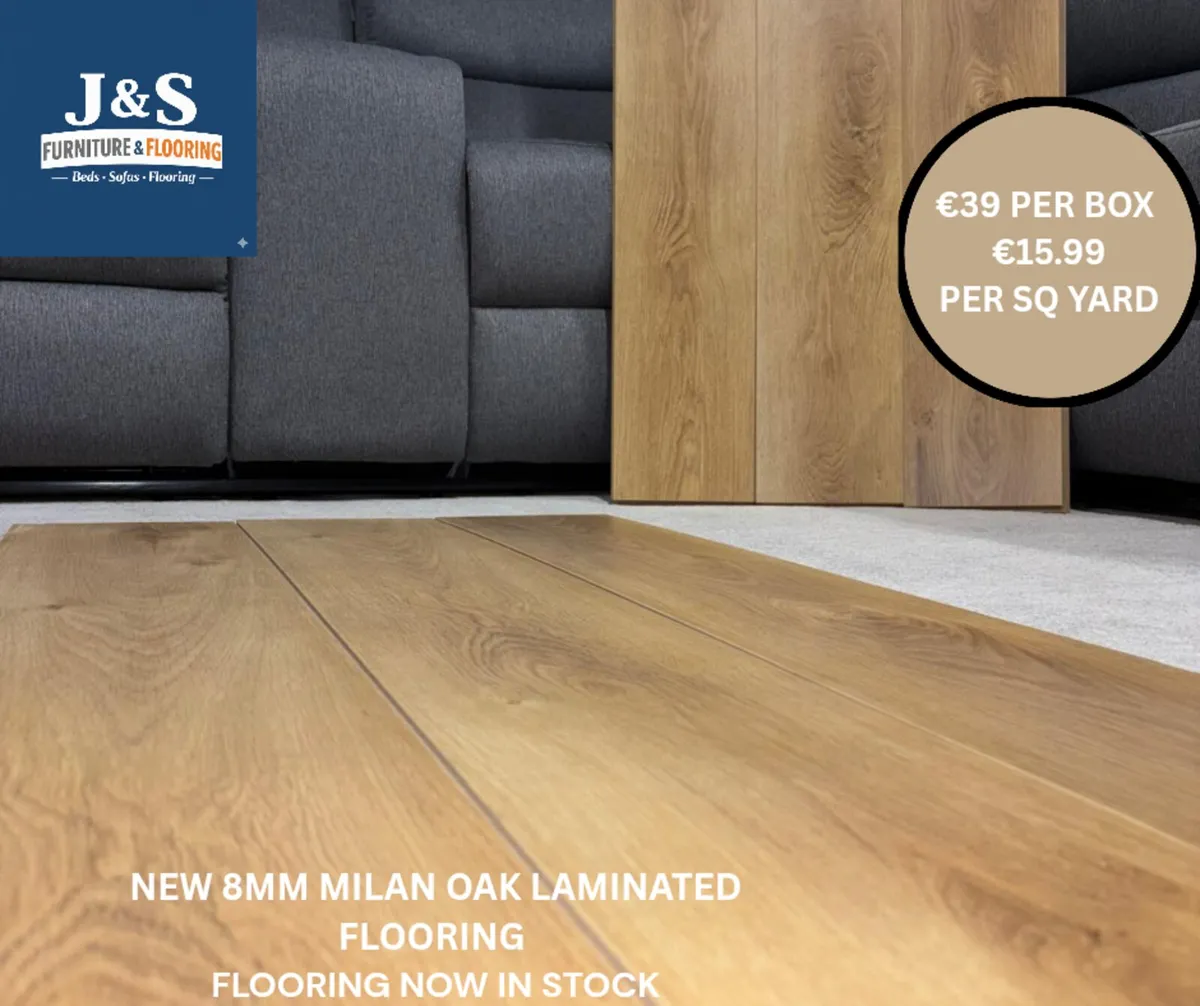 Laminated 8MM Flooring With Underlay - Image 3