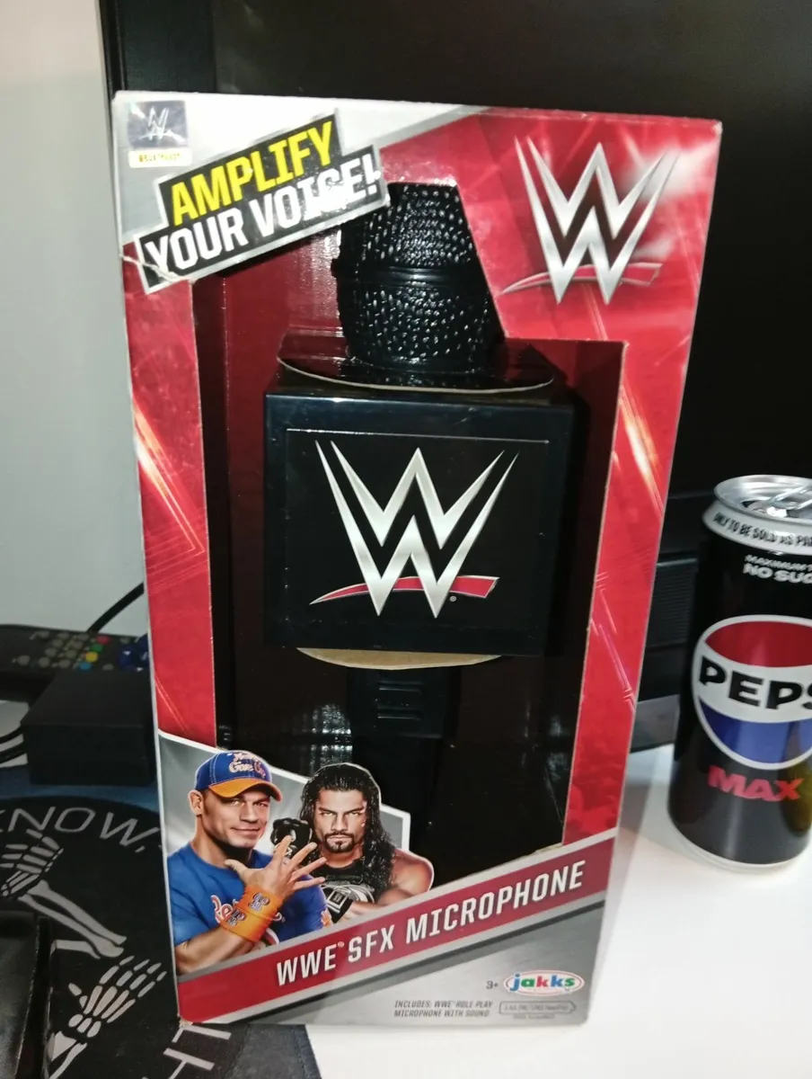 2017 Jakks Wwe Sfx Microphone Still In BoX - Image 1