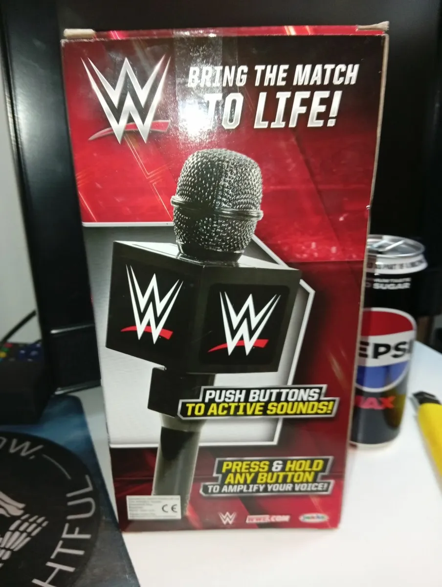 2017 Jakks Wwe Sfx Microphone Still In BoX - Image 2