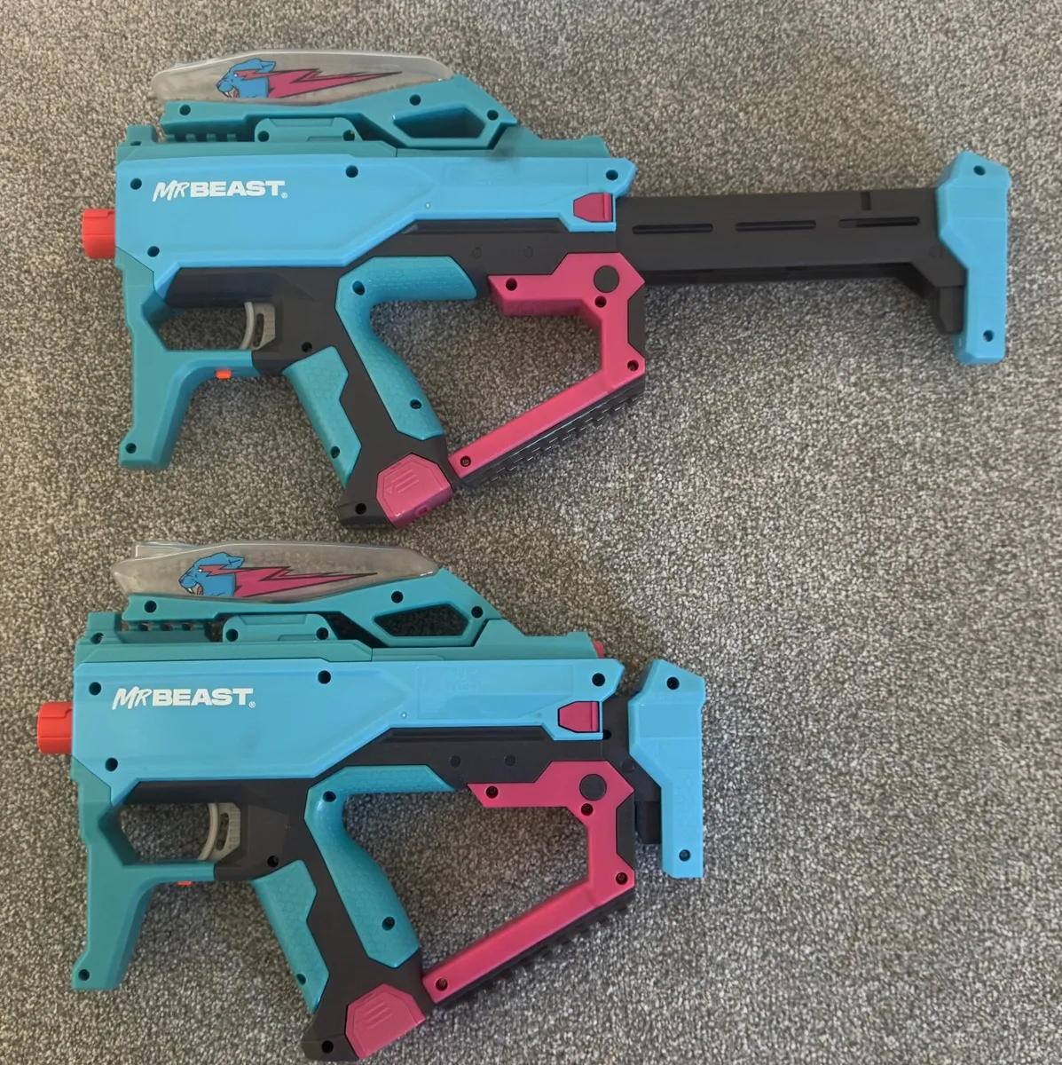 2 x Nerf Pro Gelfire X MrBeast Full Auto Blasters - Image 1