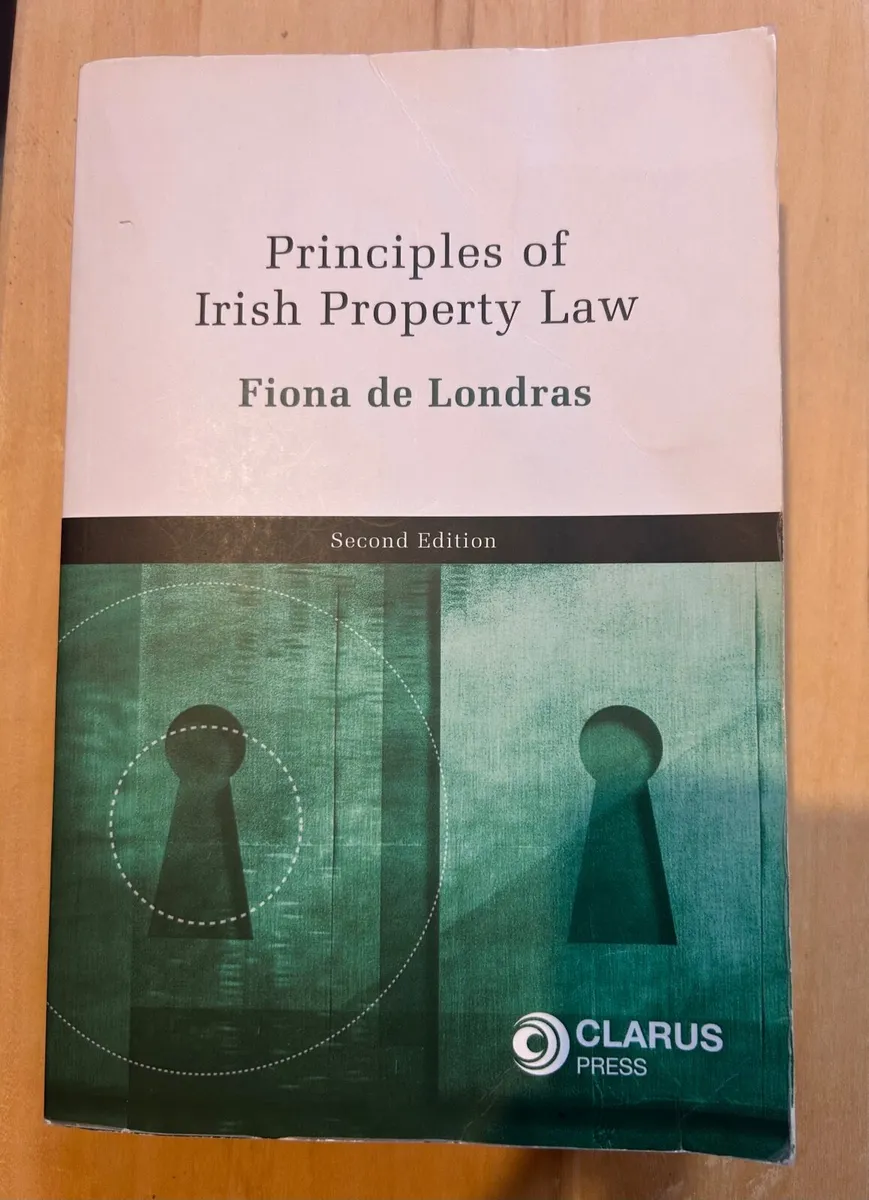 Principles of Irish Property Law Fiona de Londras