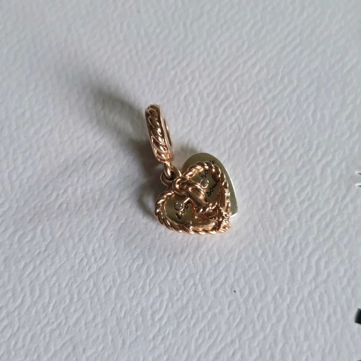 Pandora charm hearts rose gold - Image 2