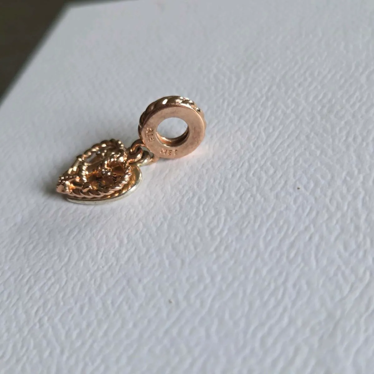 Pandora charm hearts rose gold - Image 4