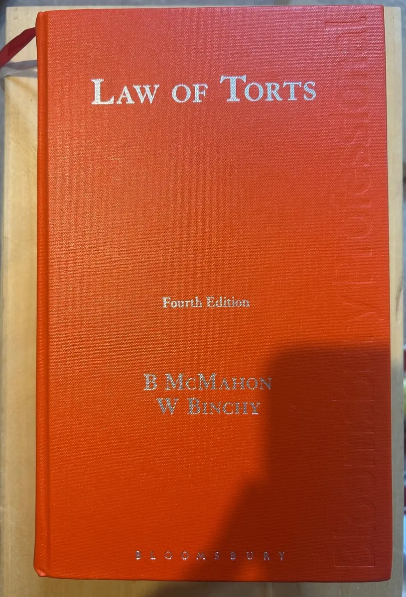 Law of Torts McMahon Binchy