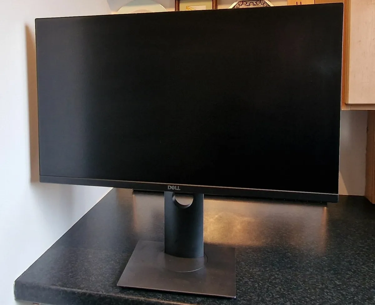 Dell Flat Panel 24" Monitor. Model Number: P2419H - Image 1