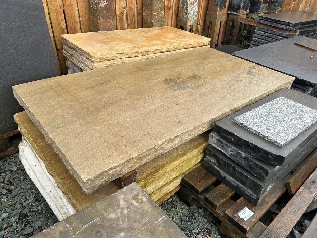 Large Sandstone hearth/Landing steps - Image 1