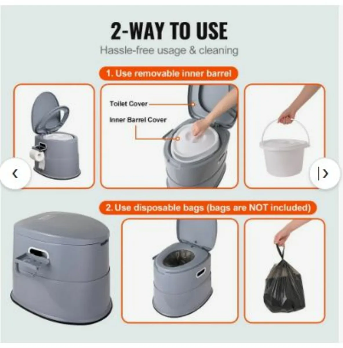 Portable Toilet for Camping, - Image 3