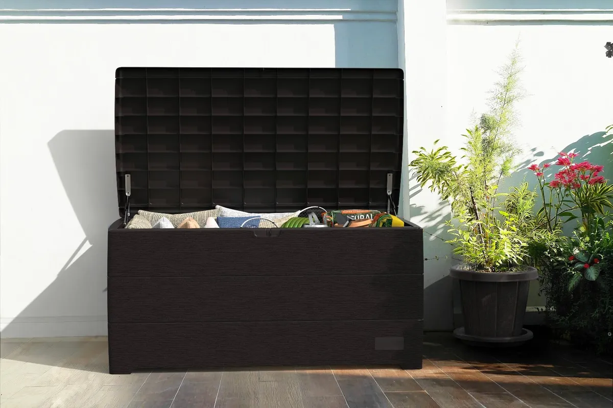 🌟 Durabox 416L Patio Storage Box – Brown - Image 3