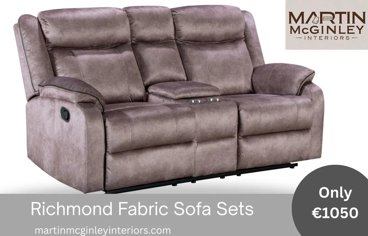 New Richmond Brown 3+2 Sofa Sets - Image 2