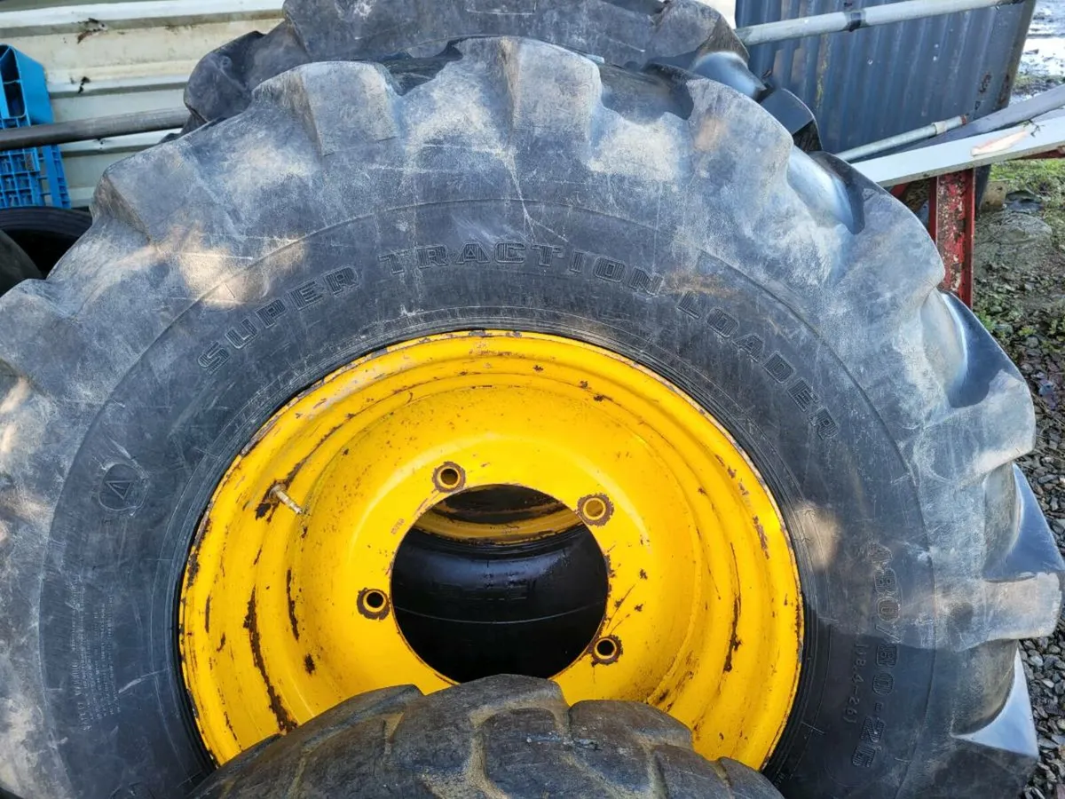 Jcb wheels and tyres - Image 2