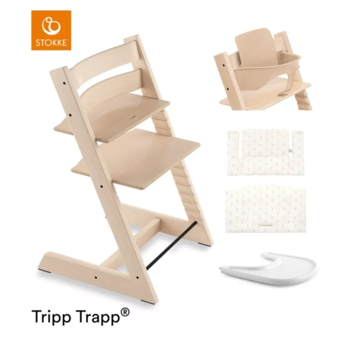 Tripp Trapp baby feeding chair - Image 1