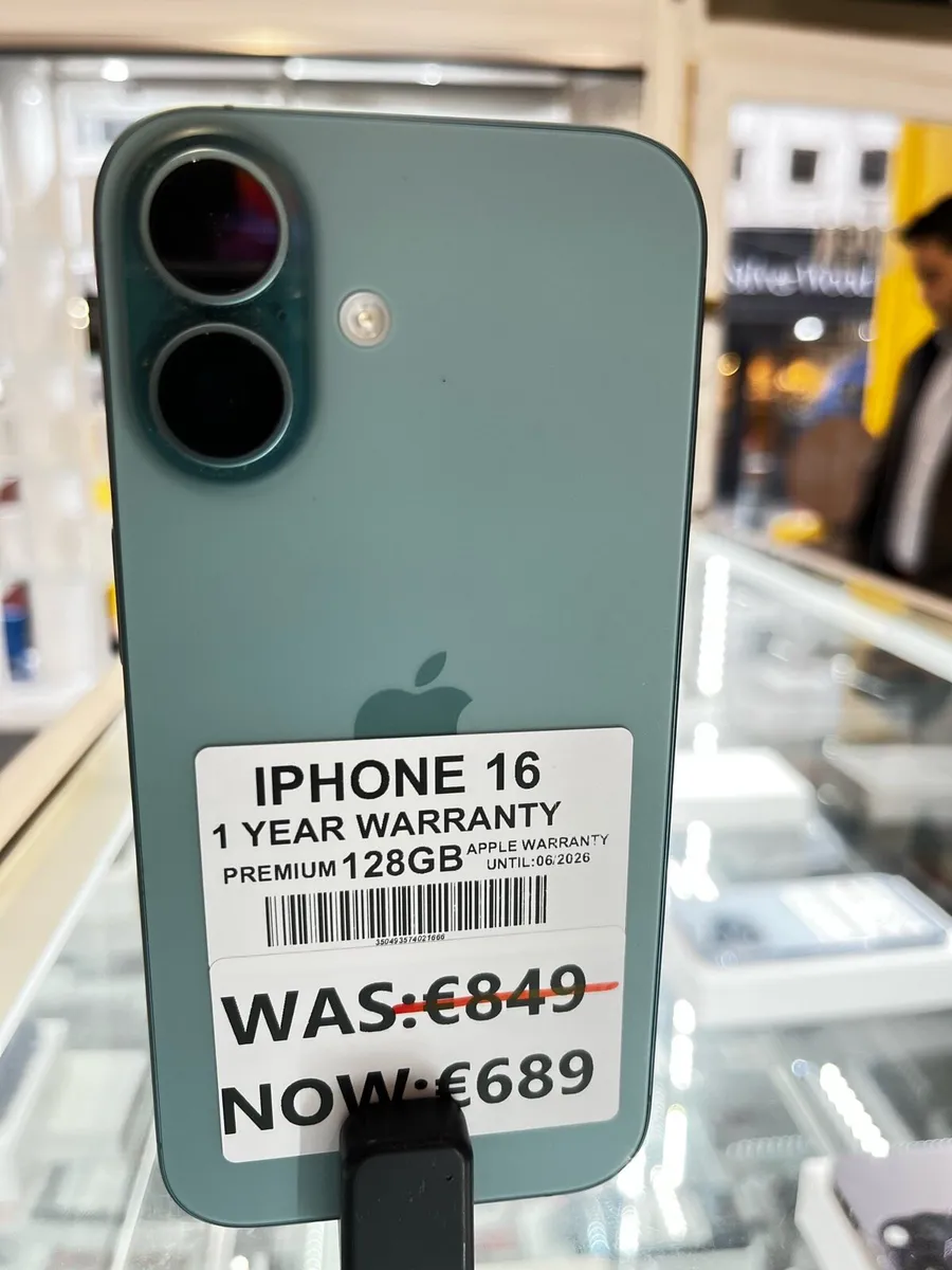 📱IPHONE 16 128GB PREMIUM 1 YEAR WARRANTY - Image 1