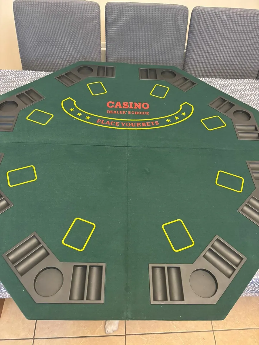 Complete 8 person poker set - Image 3