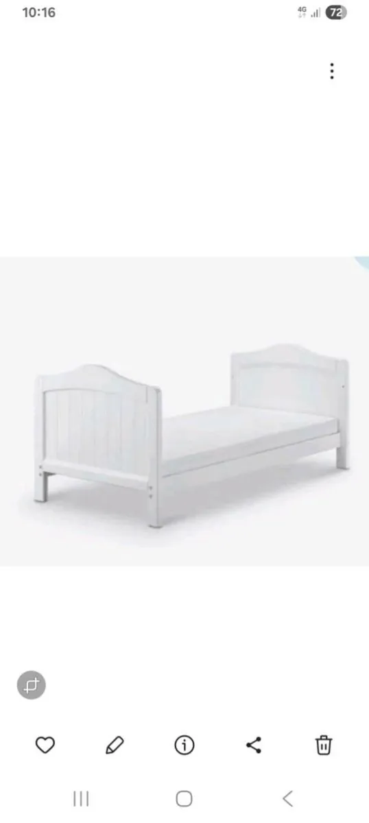 Toddler cot and bed - Image 2