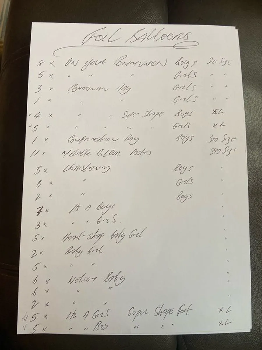 Party Foil Balloons - Image 2