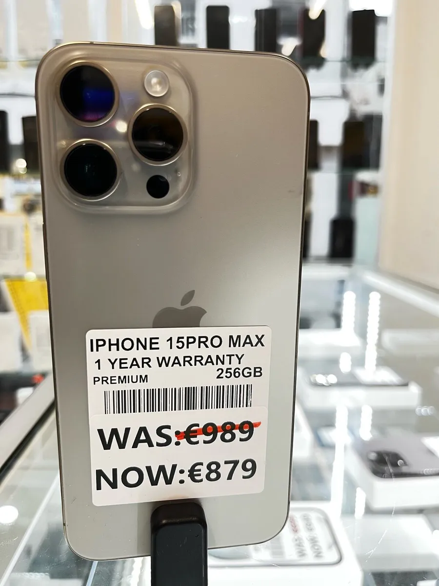 📱IPHONE 15PRO MAX 256GB 1 YEAR WARRANTY - Image 1