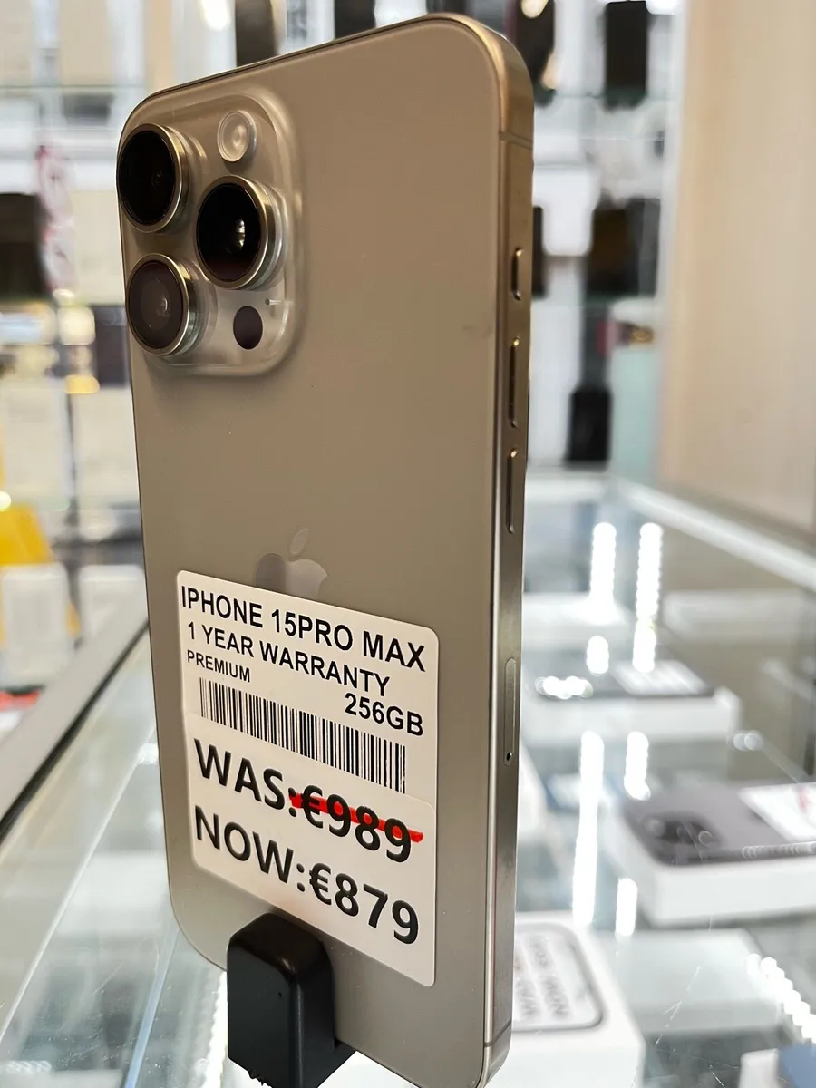📱IPHONE 15PRO MAX 256GB 1 YEAR WARRANTY - Image 2