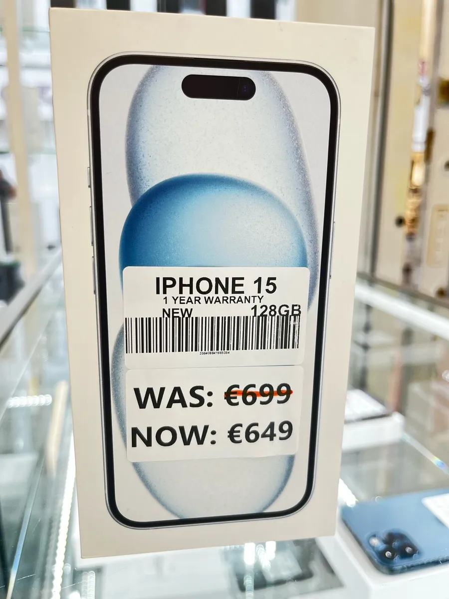 🎁IPHONE 15 NEW 1YEAR WARRANTY 128GB - Image 1