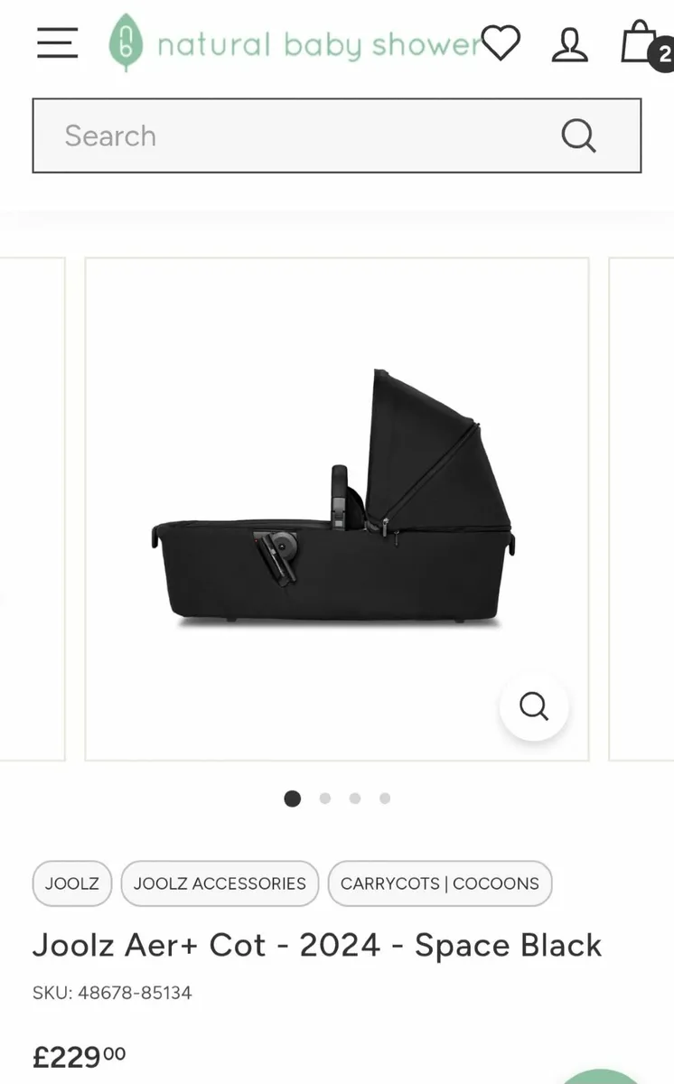 Joolz Aer + Stroller with Carrycot - Image 4