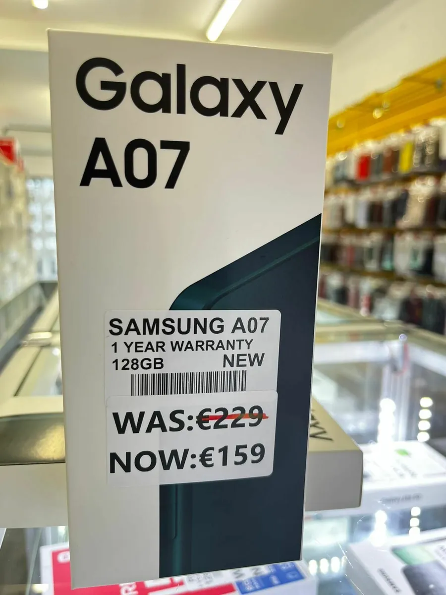 📱SAMSUNG A07 1 YEAR WARRANTY 128GB - Image 1