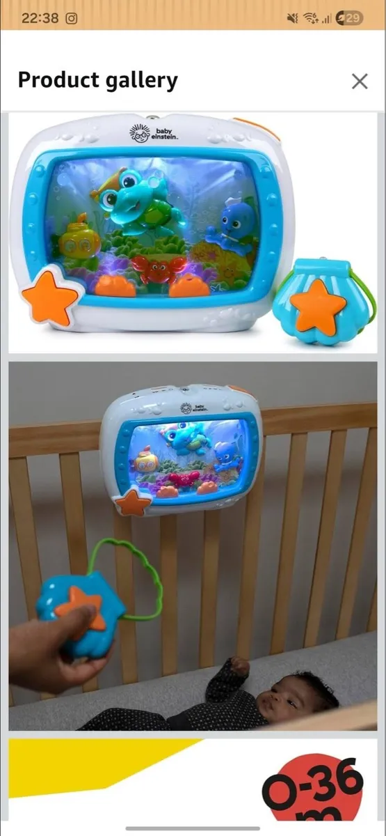 Baby Einstein Sea Dreams Aquarium Soother