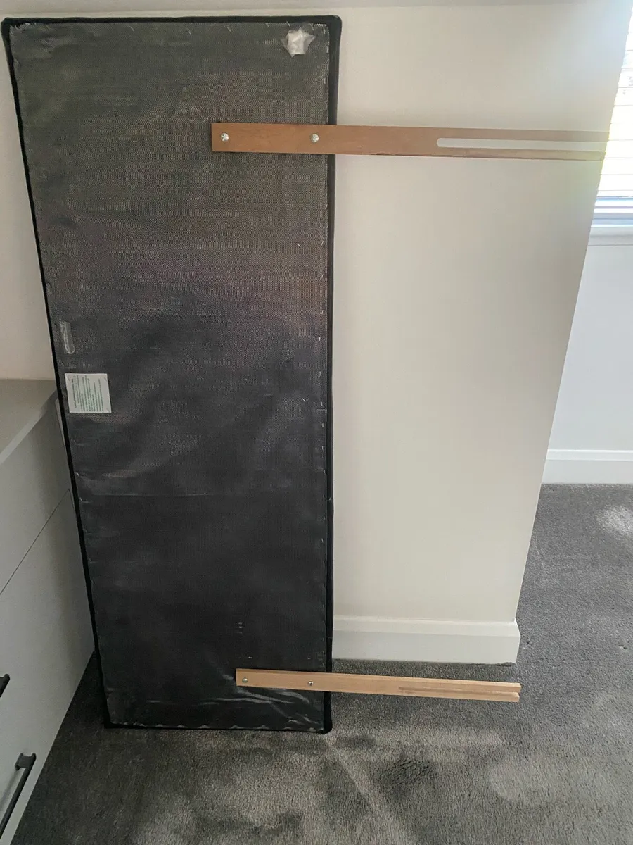 Black leather headboard - Image 2