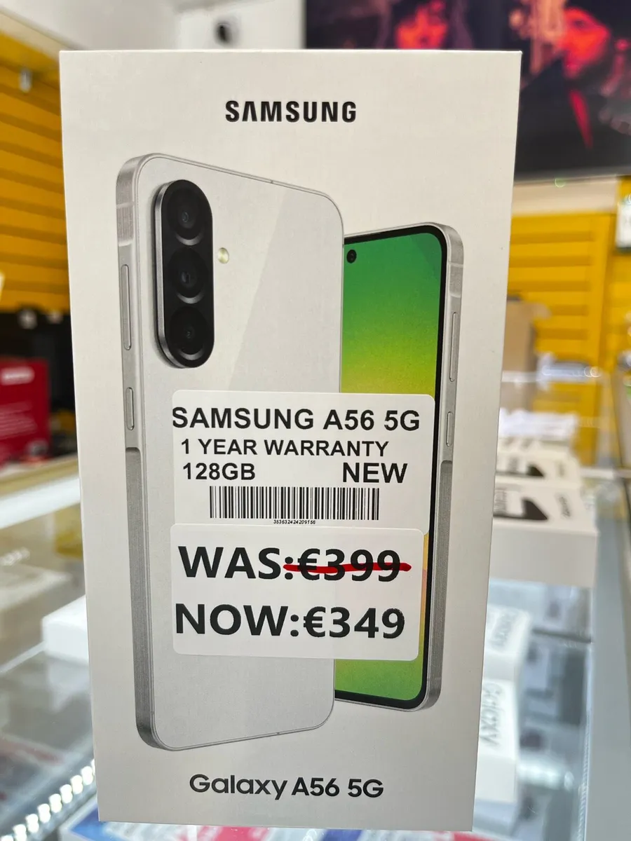 📱SAMSUNG A56 5G 128GB BRAND NEW 1 YEAR WARRANTY - Image 1