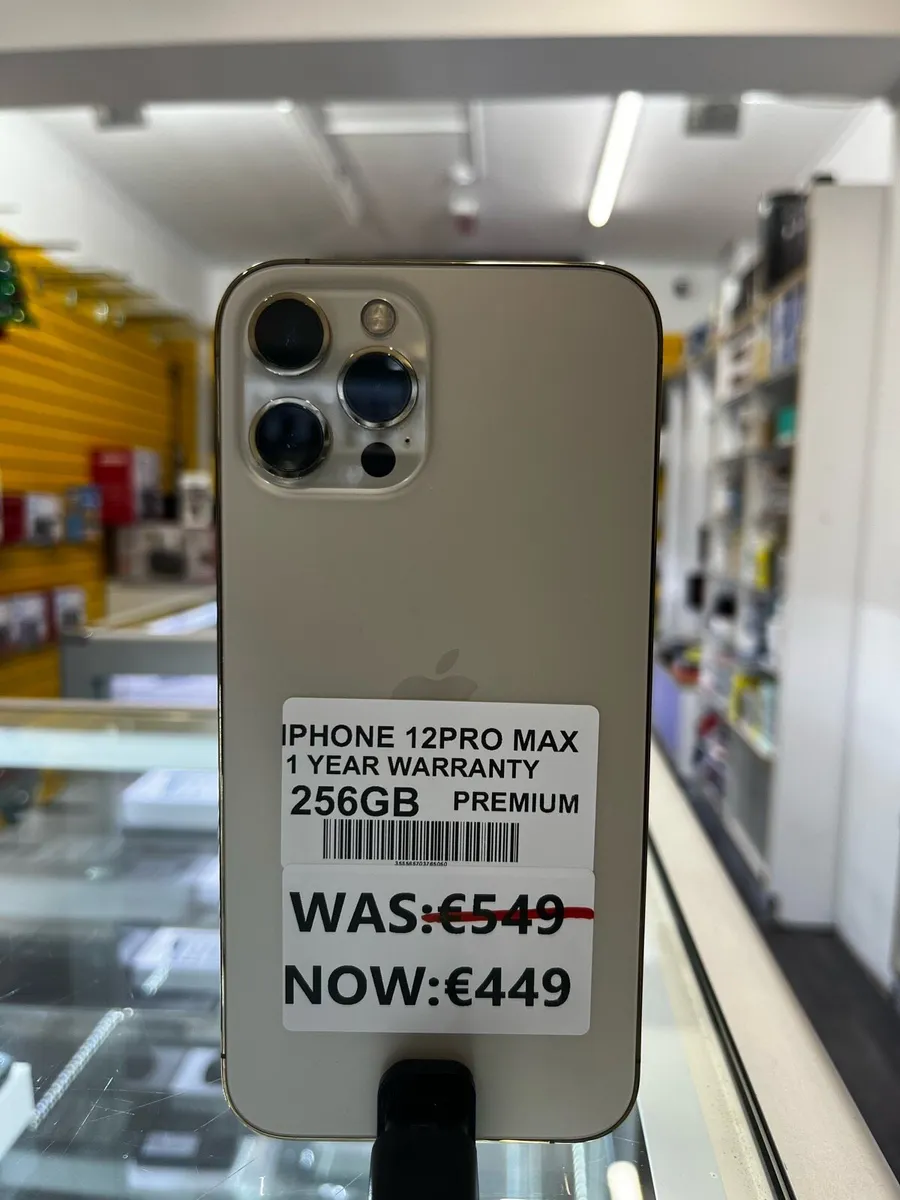 📱IPHONE 12 PRO MAX 256GB 1 YEAR WARRANTY - Image 1