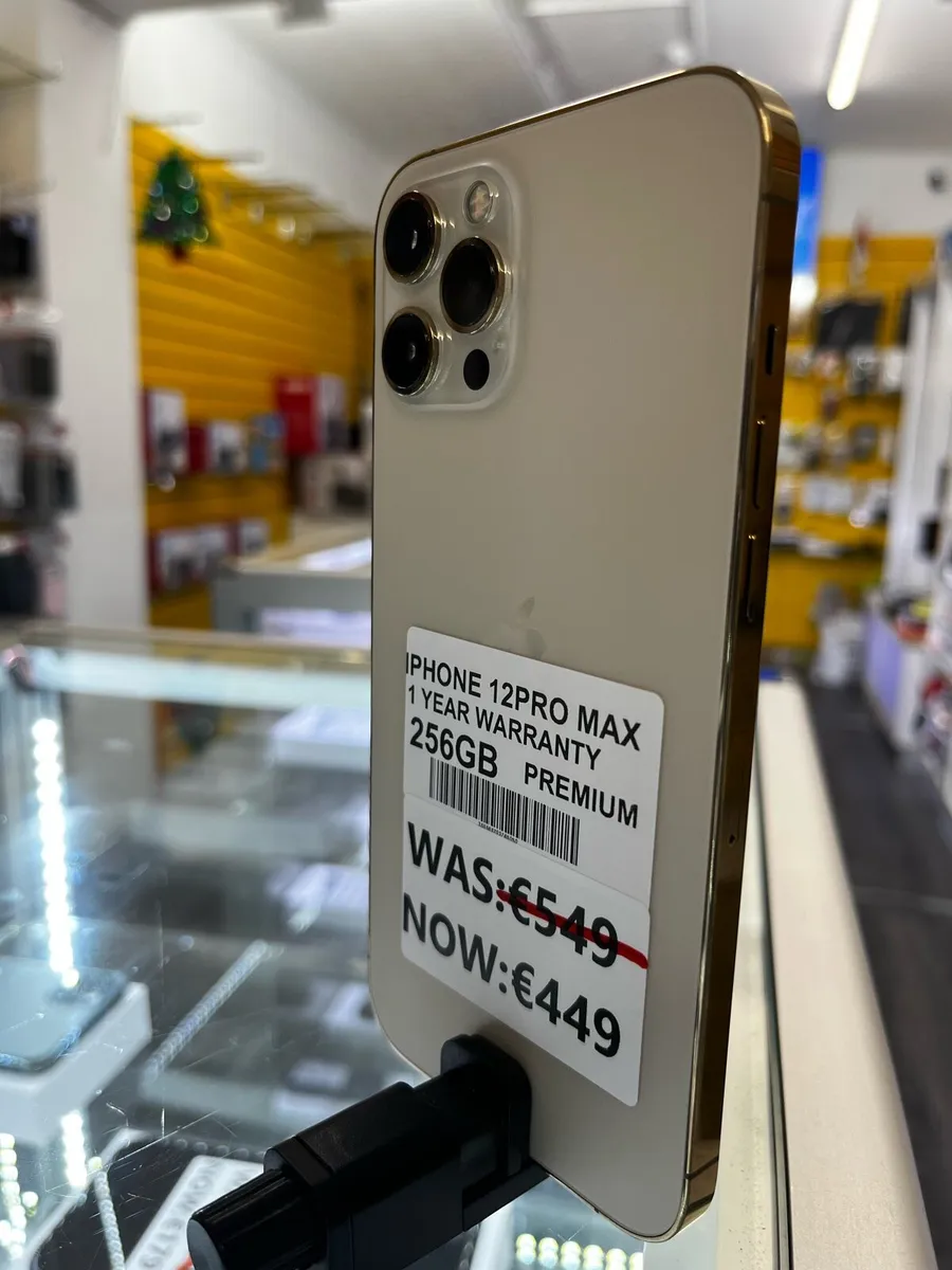 📱IPHONE 12 PRO MAX 256GB 1 YEAR WARRANTY - Image 2