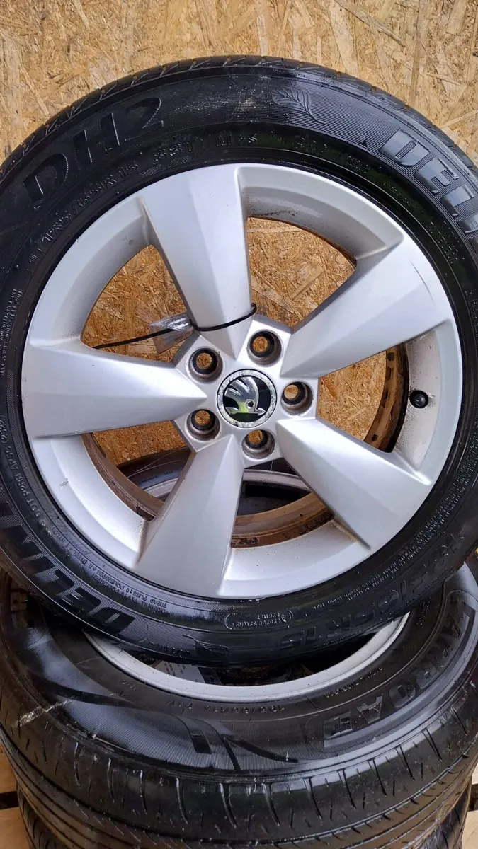 2014 SKODA RAPID 15" ALLOY WHEELS SET - Image 2