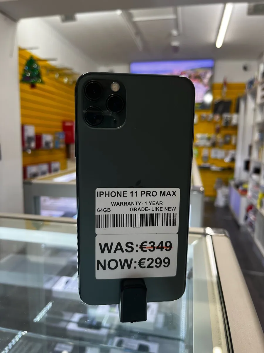 🎁IPHONE 11PRO MAX 64GB GRADE A 1 YEAR WARRANTY - Image 1