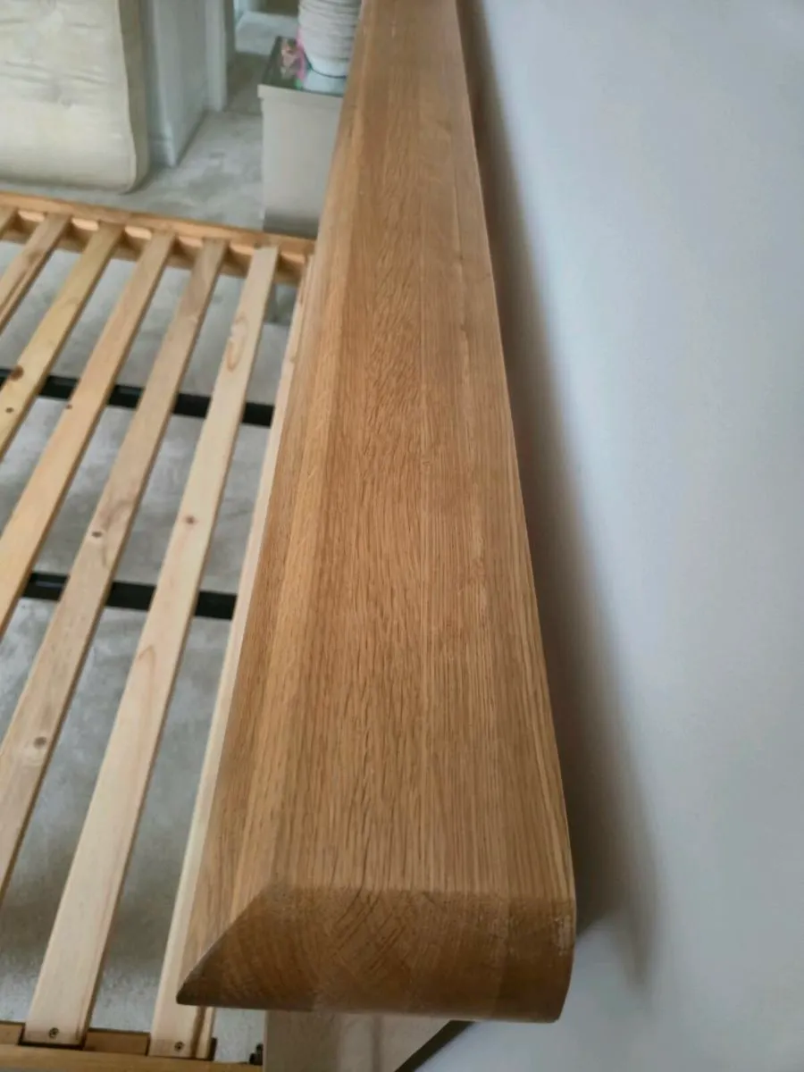 6ft Super King Solid Teak bed - Image 2