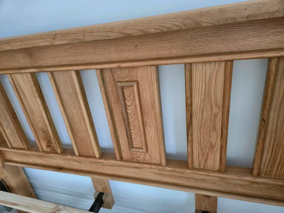 6ft Super King Solid Teak bed - Image 3