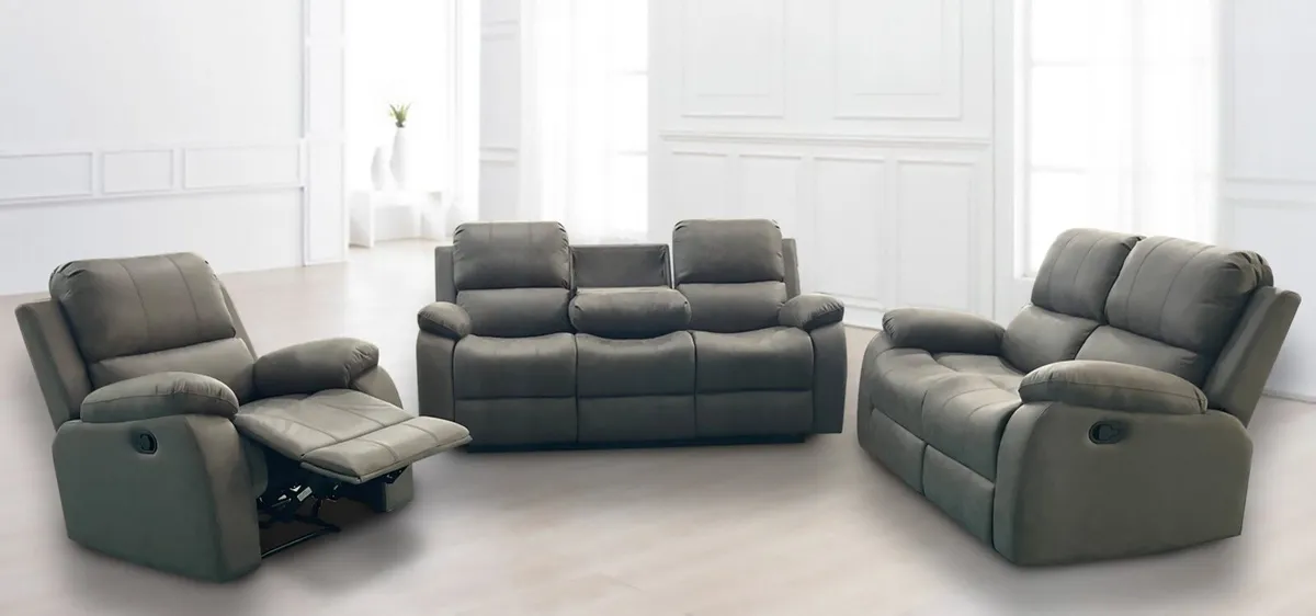 🔥 3+2+1 Holgate Manual Recliner Sofa Set 🔥 - Image 3