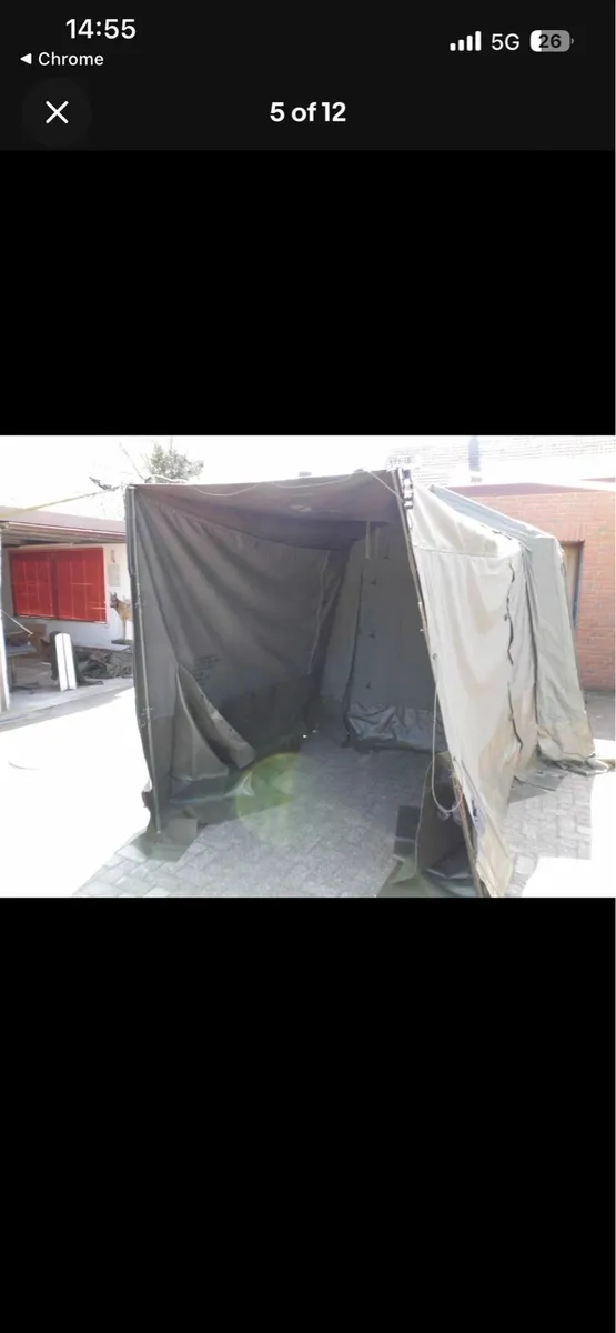 Seyntex military Shelter connector to Land Rover - Image 1