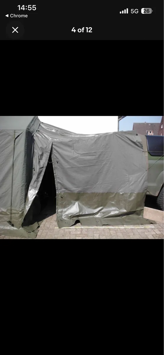 Seyntex military Shelter connector to Land Rover - Image 2