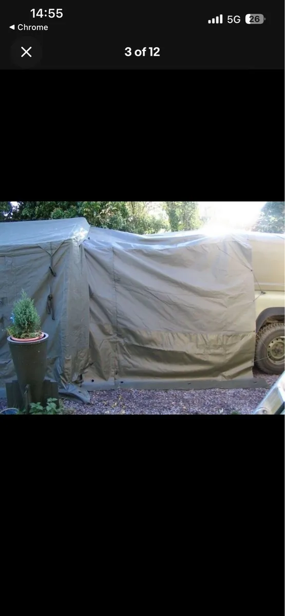 Seyntex military Shelter connector to Land Rover - Image 3