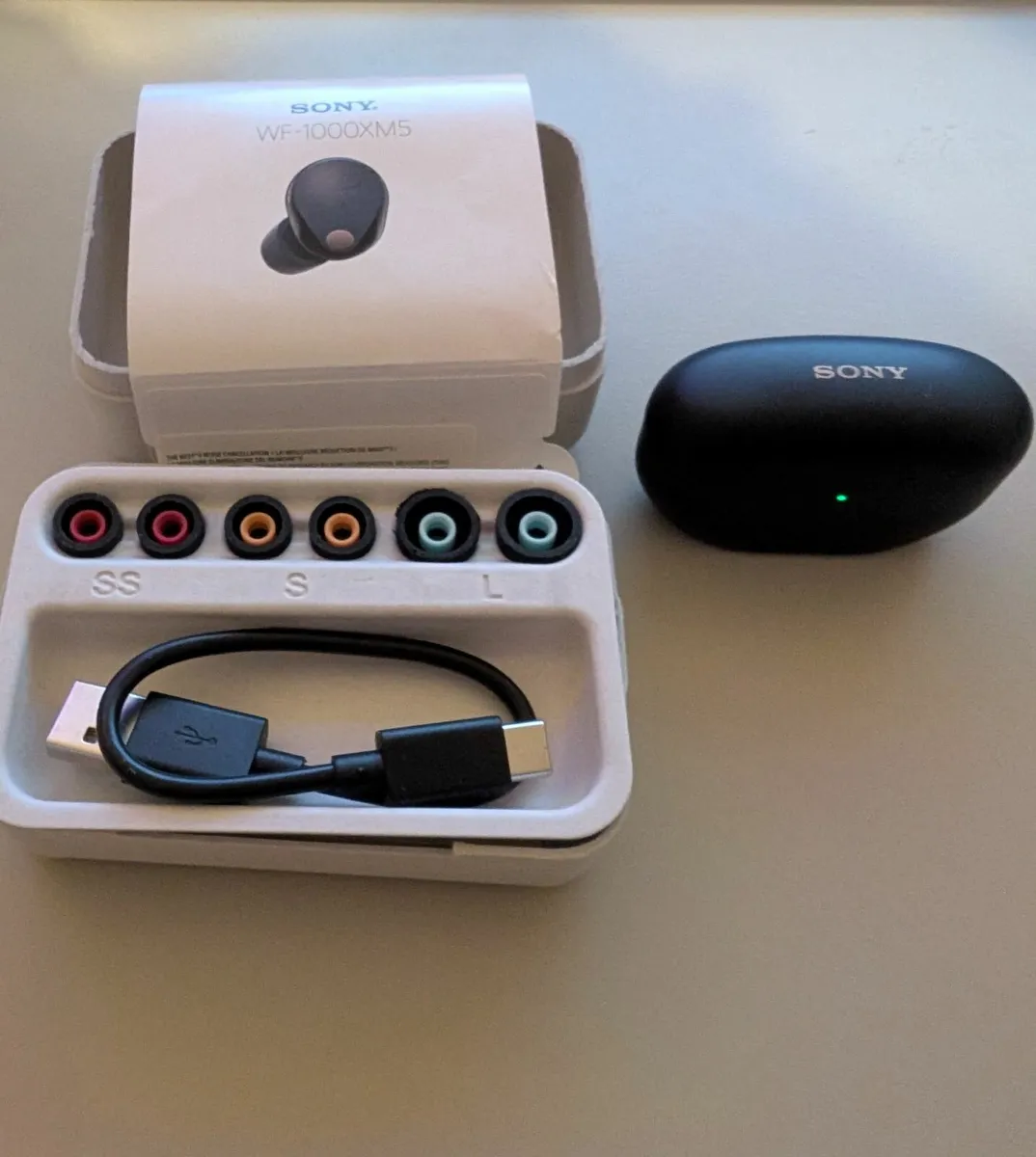 Sony earbuds Wireless Noise Cancelling. WF-1000XM5 - Image 1