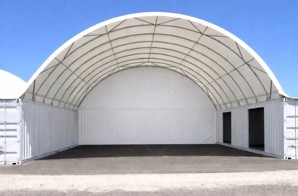 40ft x 40ft Heavy Duty Container Shelter - Image 2