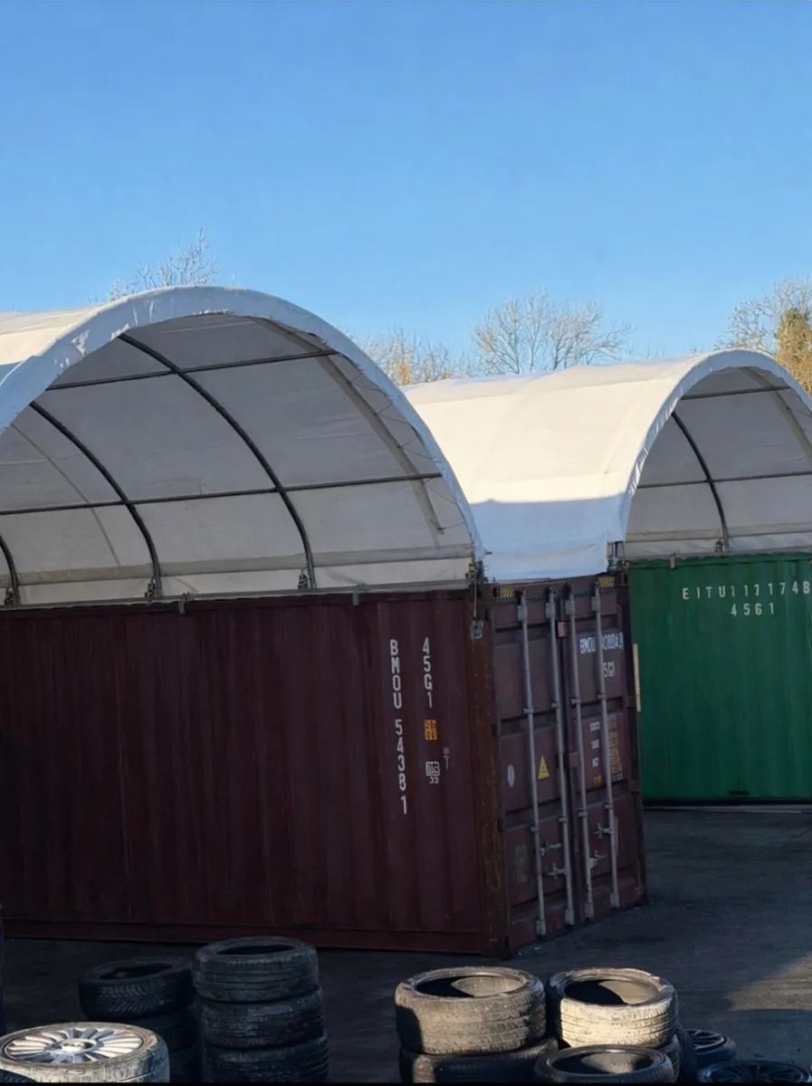 20ftx40ft container shelter ideal for storage - Image 1