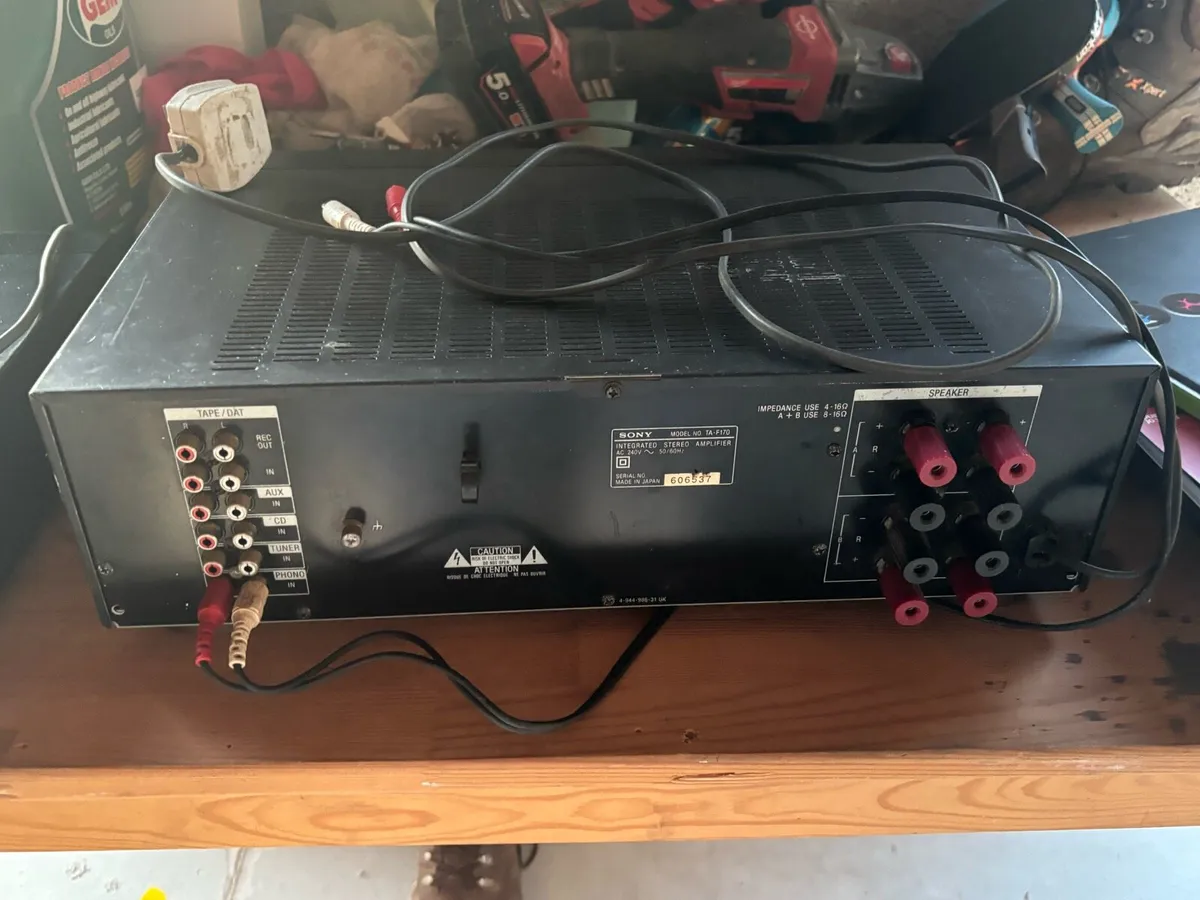 Hifi separates - Sony amplifier - Image 3