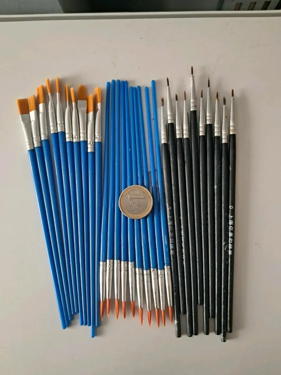 30 Acrylic Watercolour Brushes