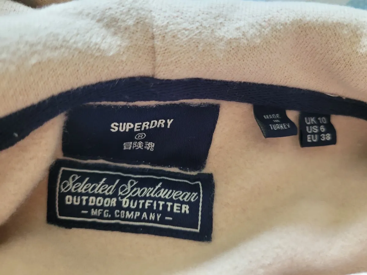 Superdry Womens Hoodie Size 10 - Image 2