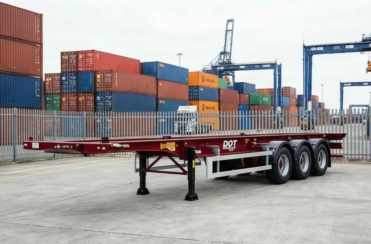 40ft Sliding Skeletal Trailer Hire Cork | From €25