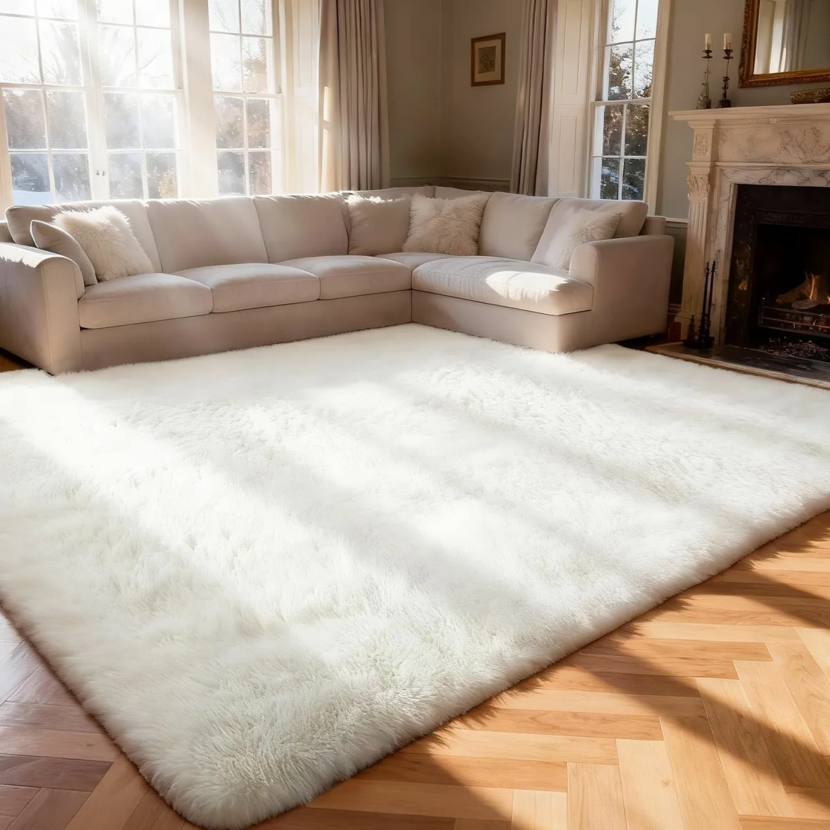 Living Room 160x230cm Soft Rugs Shaggy Carpets - Image 1