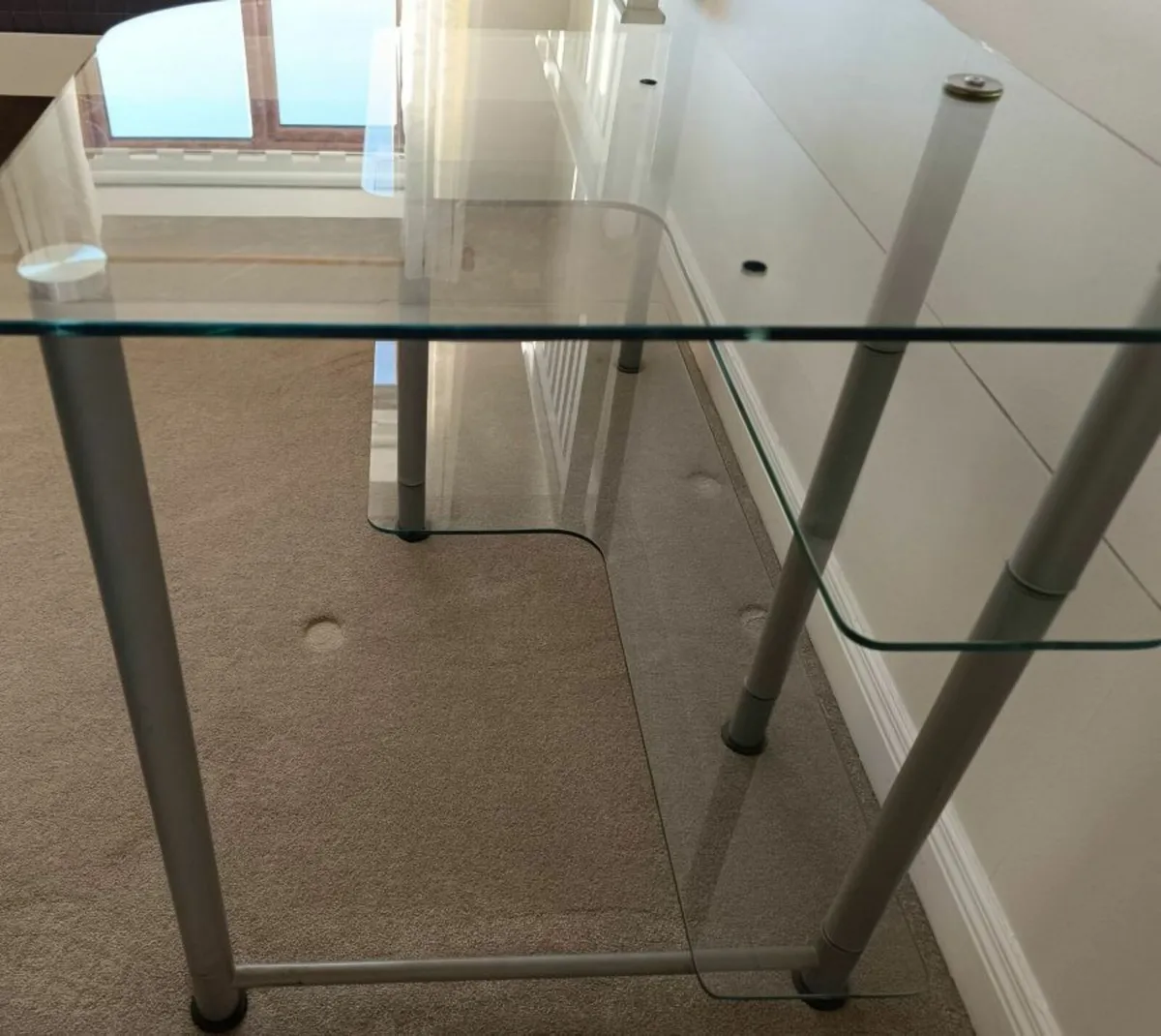 Glass computer desk - Image 3